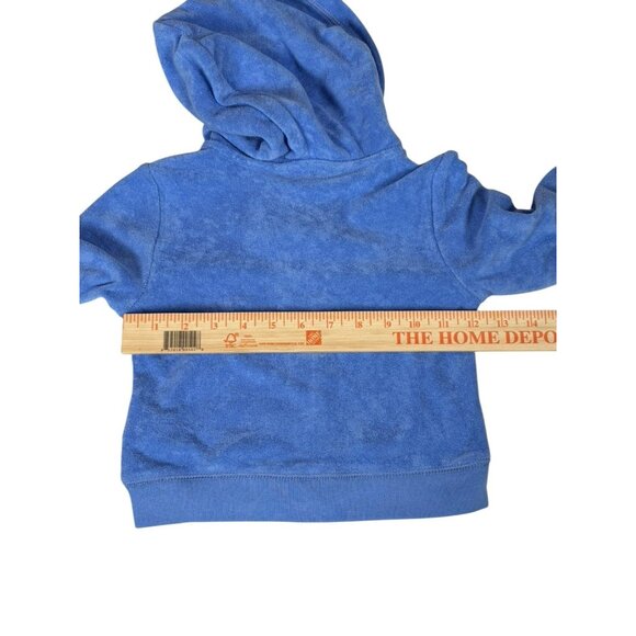 NWT Polo Ralph Lauren Unisex Size 5 Terry Cloth Hoodie Full Zip Blue Gift Idea - Picture 3 of 8